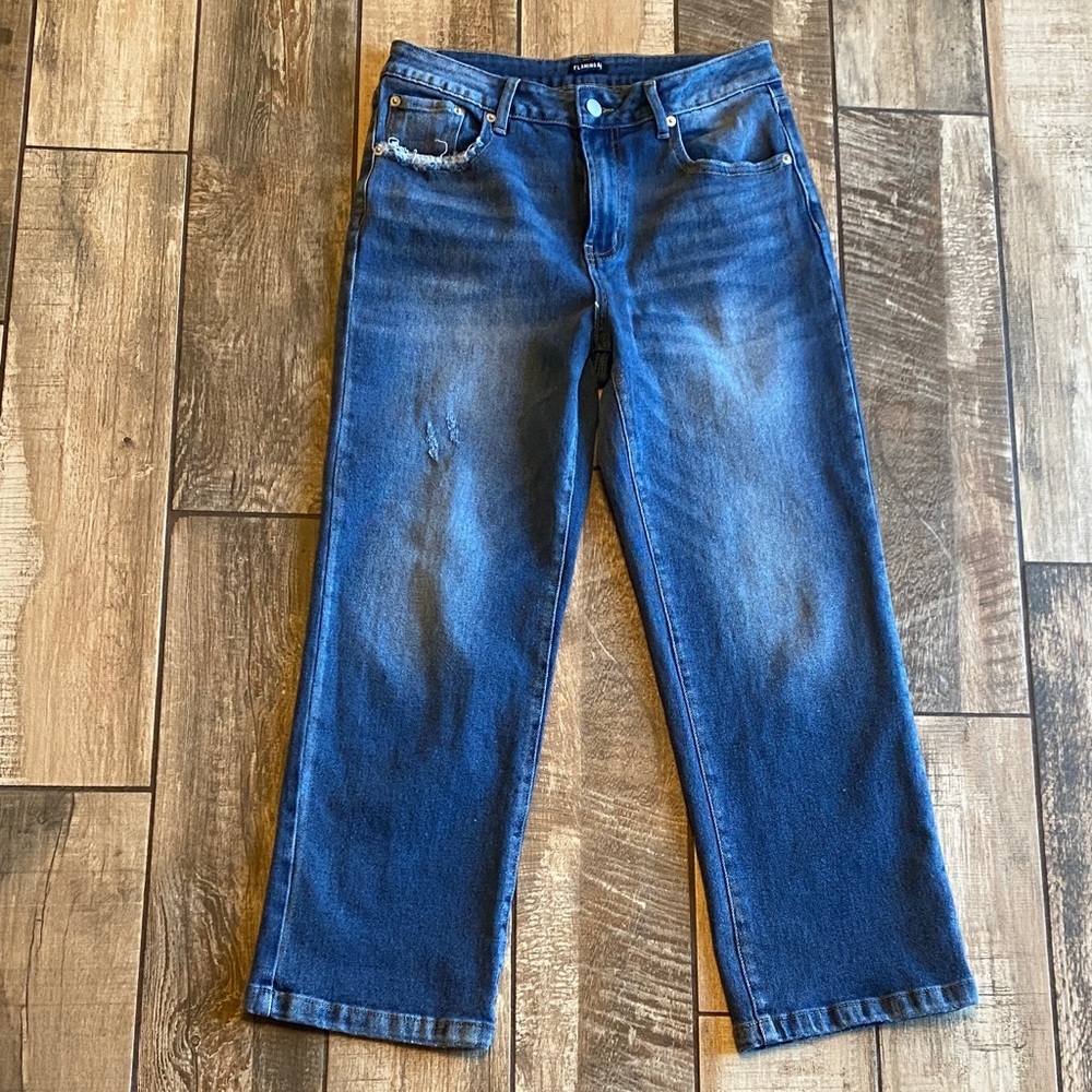 Flamingals Wide leg Blue Jeans